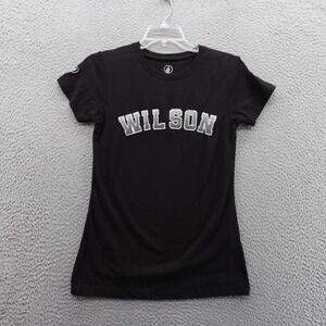 FISLL Aja Wilson‎ Tee Shirt Small Black WNBA Vegas Aces Cotton Stretch Women NWT